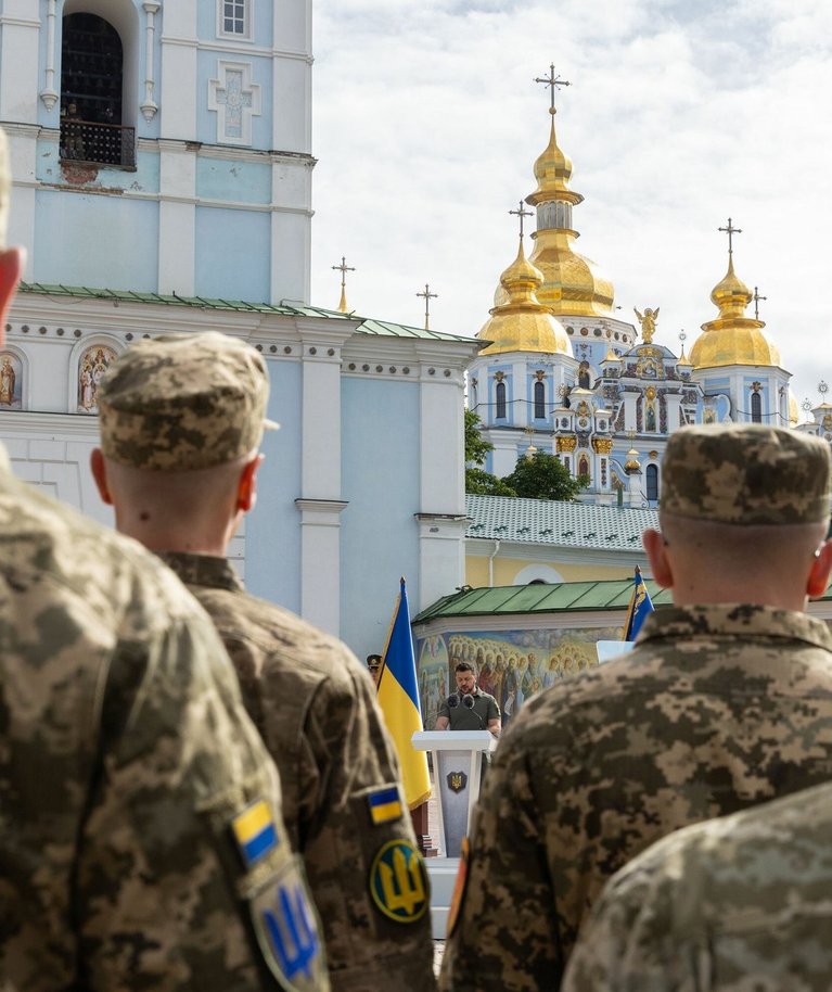 Ukraina riikluse päeva tähistamine Kiievis. Foto on tehtud 28. juulil 2023.