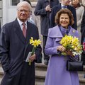 FOTO | Mis juhtus? Rootsi kuninganna Silvia võõrustas Soome presidendipaari verise silmaga