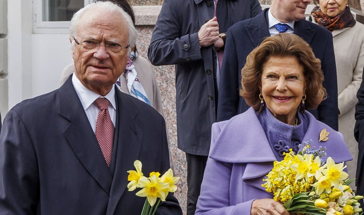 Rootsi kuningas ja kuninganna Tartus 2023. aastal