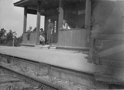 Põllküla raudteejaam, foto 1936. aasta suvest