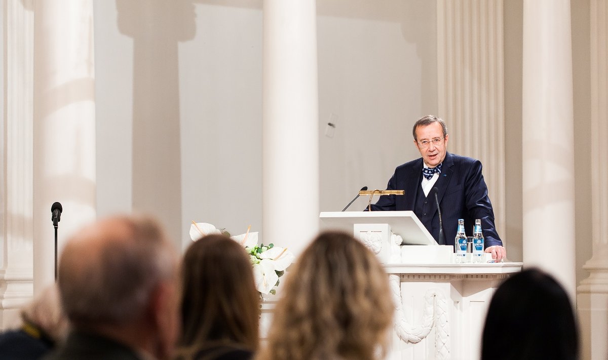 President Ilvese loeng Tartu Ülikoolis