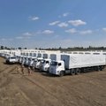 Первые машины гуманитарного конвоя покинули территорию Украины