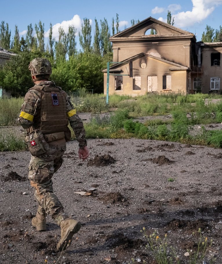 Ukraina sõdur Tšassiv Jaris. 