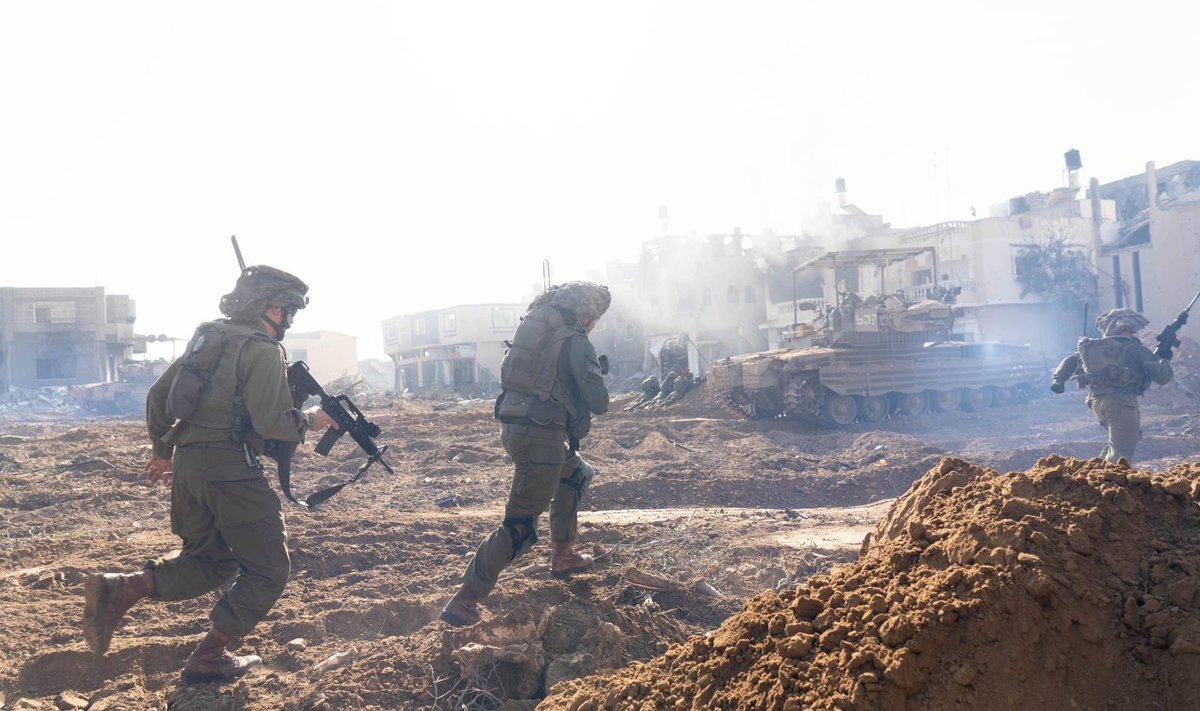 Iisraeli väed viivad läbi sõjalist operatsiooni Gaza sektoris.