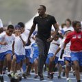 Kuuekordne olümpiavõitja Usain Bolt tantsis koos lastega sambat