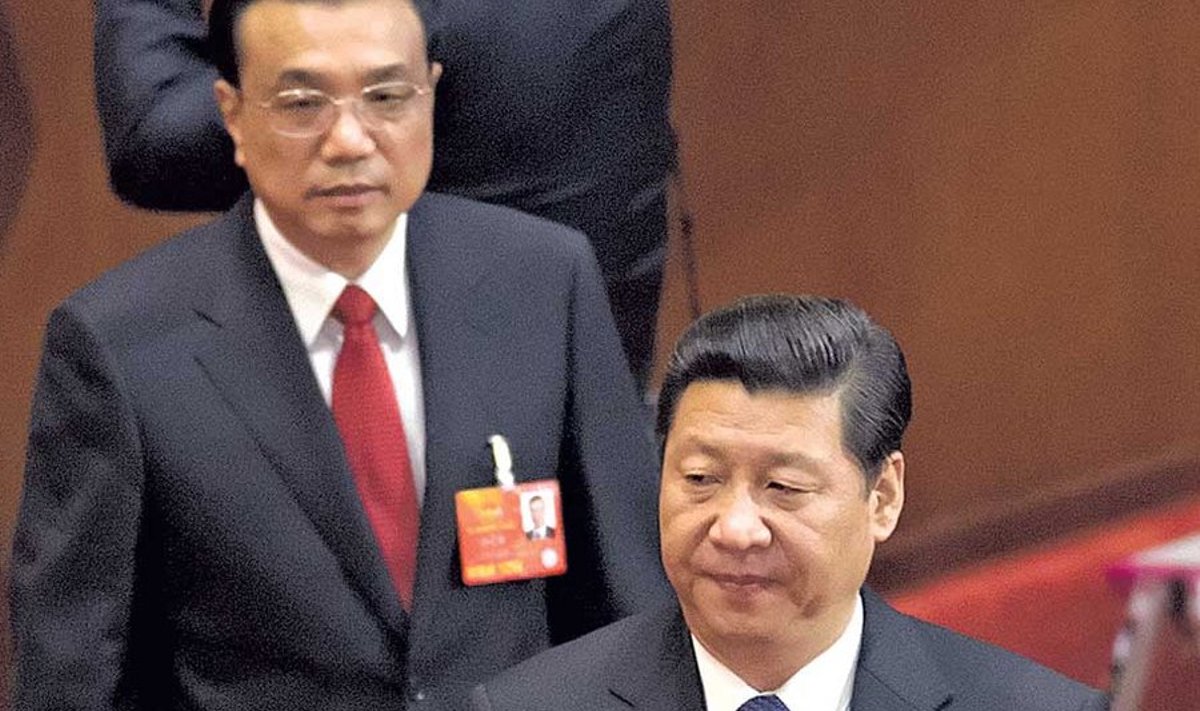Xi ees, Li varjuna järel – selline on nüüd võim Hiinas.