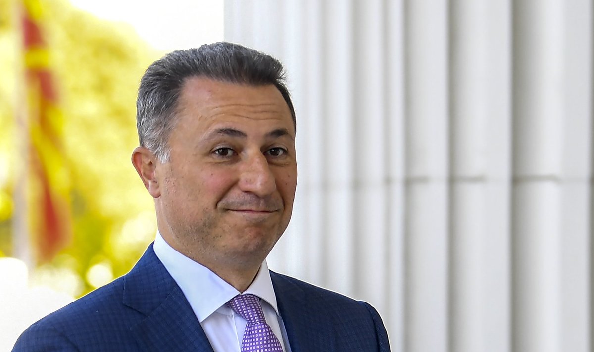 Nikola Gruevski põgenes riigist ja ilmus eelmisel nädalal välja Budapestis.