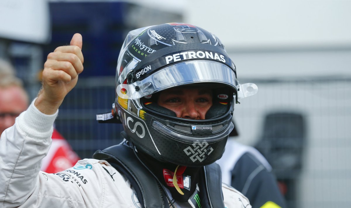 Nico Rosberg võitis sel hooajal viienda kvalifikatsiooni.