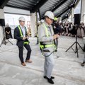 ФОТО | На строительстве нового круизного терминала в Таллинне прошел праздник стропил
