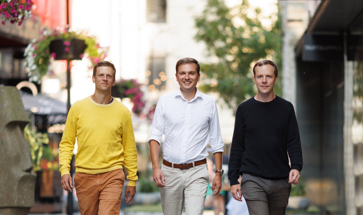 Kaspar Korjus, Martin Rand ja Kristjan Korjus.