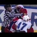 ВИДЕО: Кулачный бой хоккеистов ЦСКА и "Северстали"