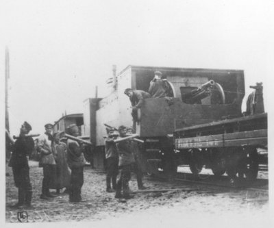 Soomusrongi laadimine Vabadussõja ajal