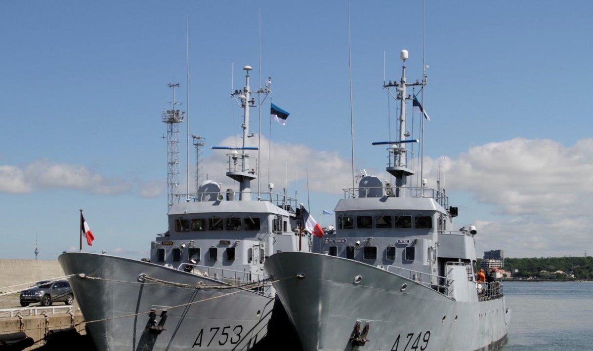 Prantsuse mereväe õppelaevad Tallinnas
