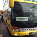 Автобус фирмы Ecolines проехал более 600 км с разбитым стеклом