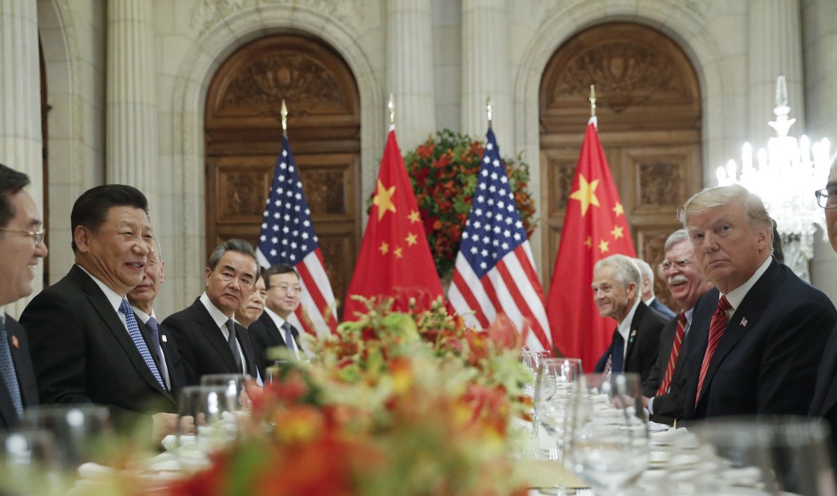 Hiina presidendi Xi Jinpingi ja USA riigipea Donald Trumpi kohtumine