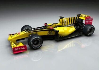 Lada kirjadega Renault' F1 auto