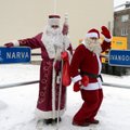ФОТО: В Нарве встретились Йыулувана и Дед Мороз