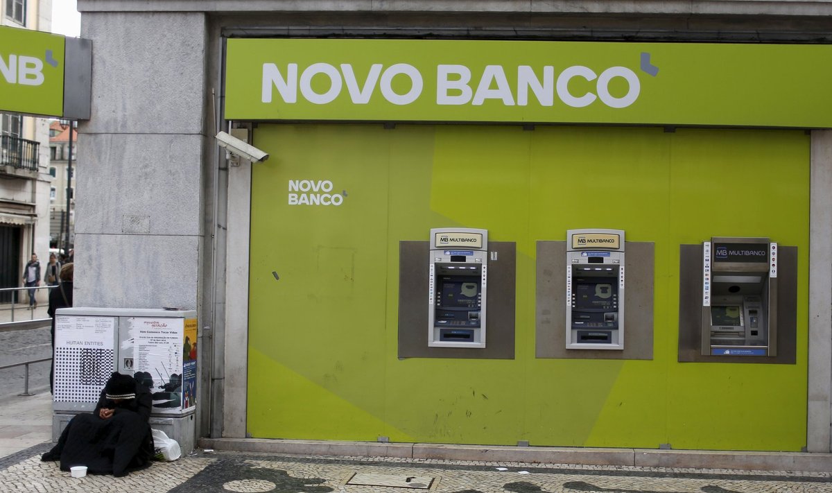Novo Banco sularahaautomaadid Lissabonis.
