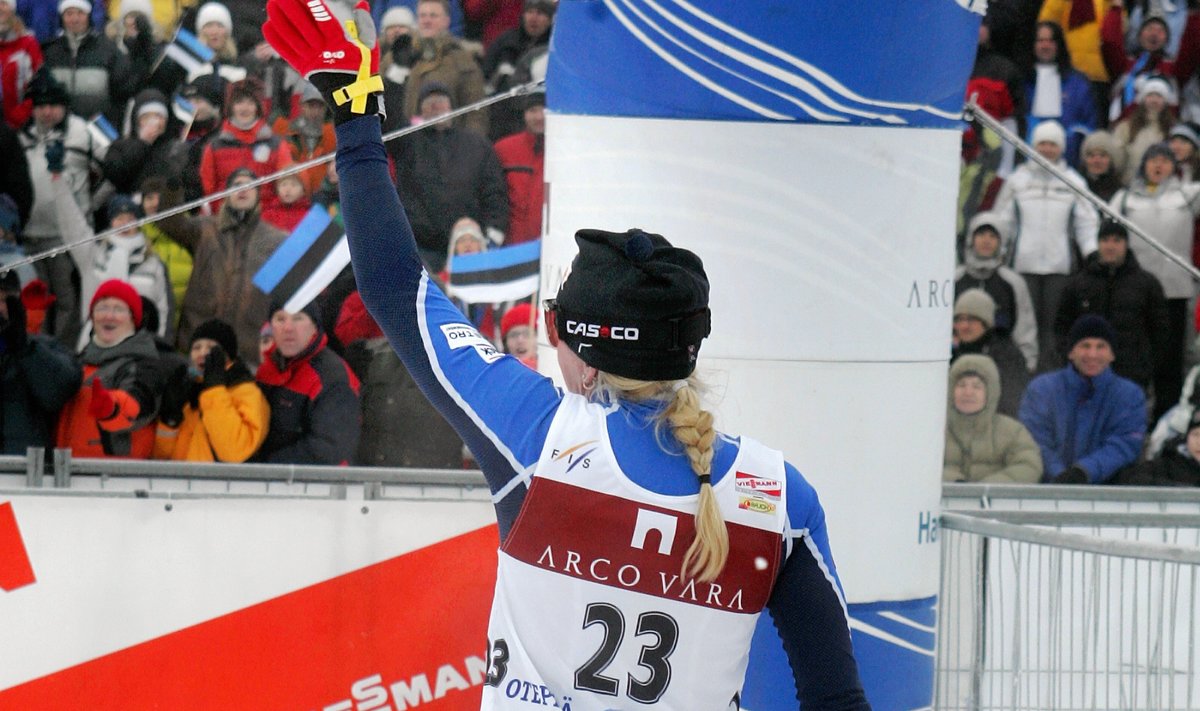 Kristina Šmigun-Vähi on jõudnud eestlastest enim kordi poodiumile.