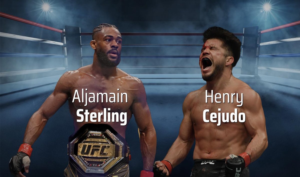 Aljamain Sterling vs Henry Cejudo.
