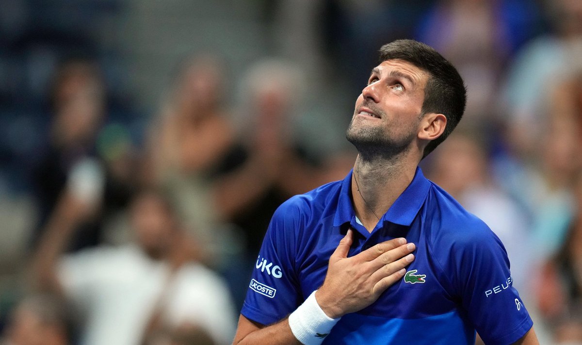 Novak Djokovic on sel aastal võitnud suure slämmi turniiridel kõik 26 kohtumist.