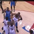 VIDEO: Thunderi ja Clippersi mängumeeste vahel läks kakluseks