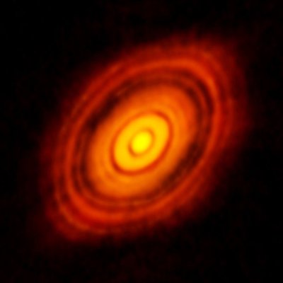 HL Tauri planetaarsüsteemi kujunemise ketas.