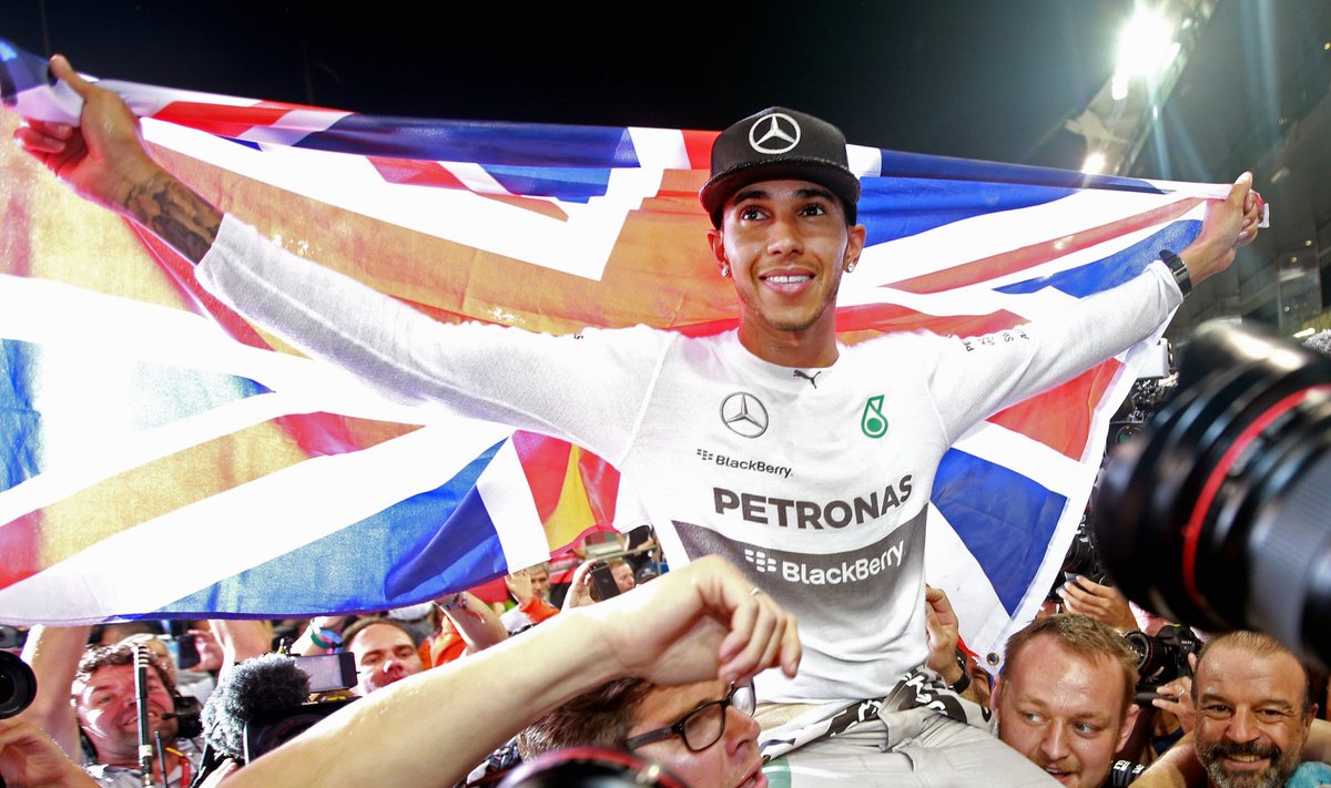 Lewis Hamilton on kuuekordne maailmameister.
