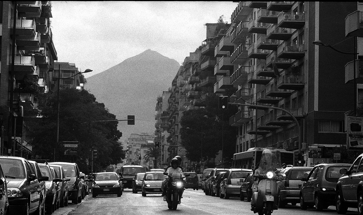 Ajalooline vaade Palermo linnale. 