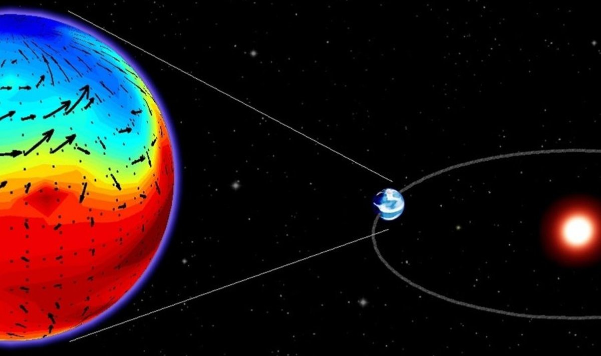 Planeedi Gliese 581d temperatuurikõikumised muudavad ta siiski eluks kõlbulikuks.