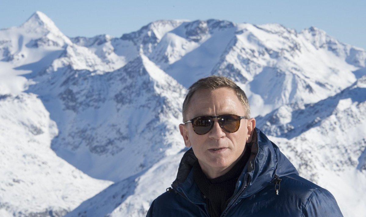 James Bondi kehastav Daniel Craig Spectre filmivõtetel