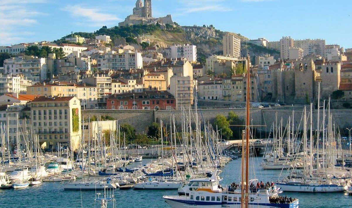 Vahemere tähtsaim sadam: 1,42 miljoni elanikuga Marseille on värav Vahemere saartele ja Põhja-Aafrika linnadesse. (Thea Karin)
