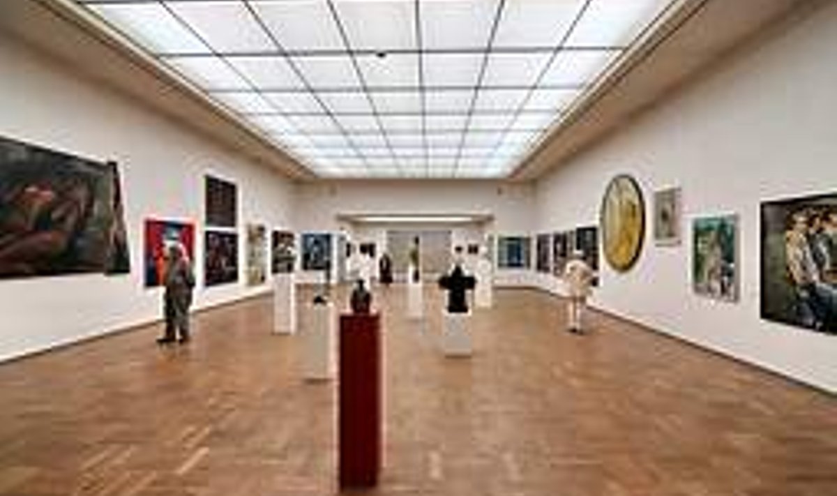 ABSOLUUTN KLASSIKA: Kunstihoone kogu kõige tuntumad maalid ja skulptuurid on väljas suures saalis. Jüri J. Dubov