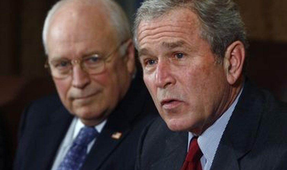 USA asepresident Richard Cheney ja president George W. Bush