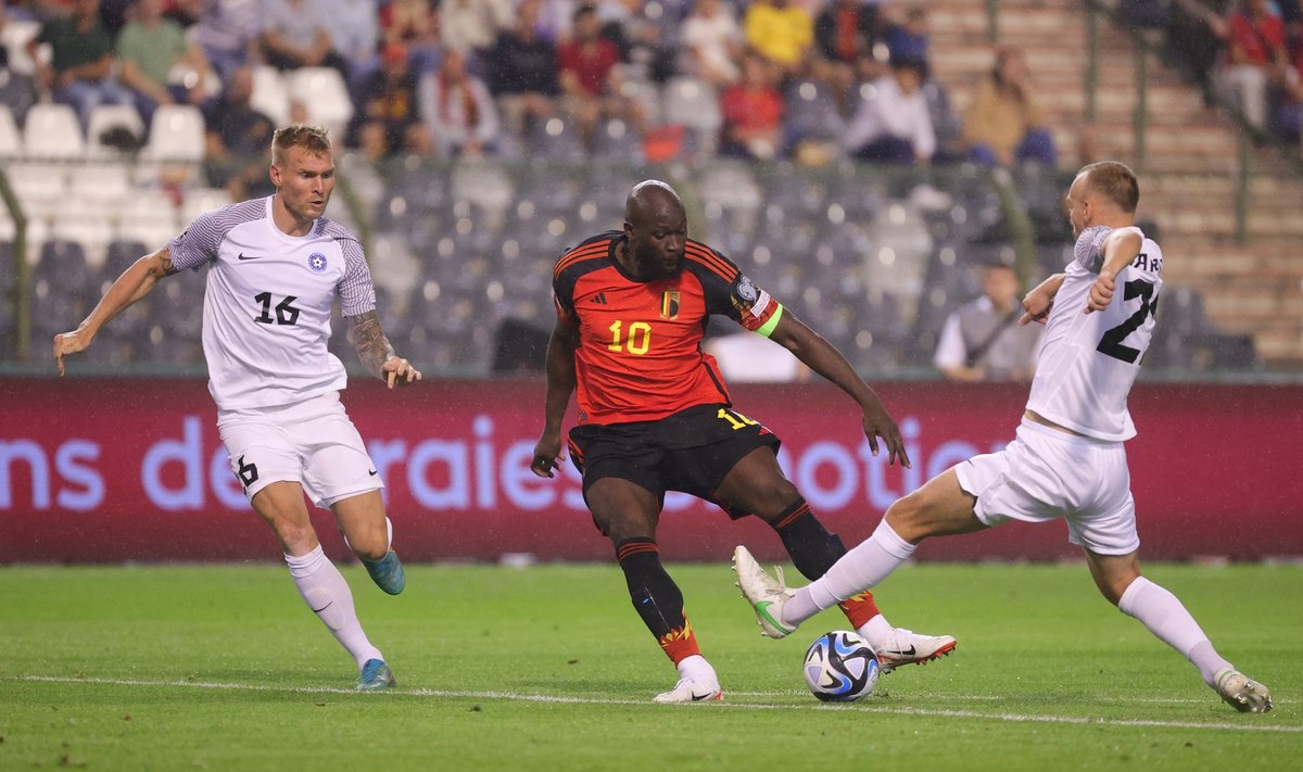 Romelu Lukaku keerutas Eesti koondise võrku taas kaks palli. Viimaste aastate jooksul on ta Eesti vastu skoorinud kaheksa korda.