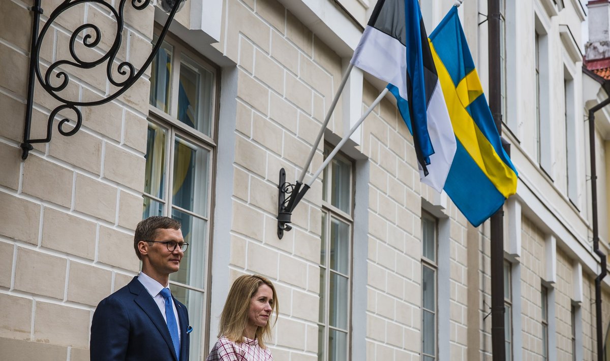 Kaja Kallas koos abikaasa Arvo Hallikuga