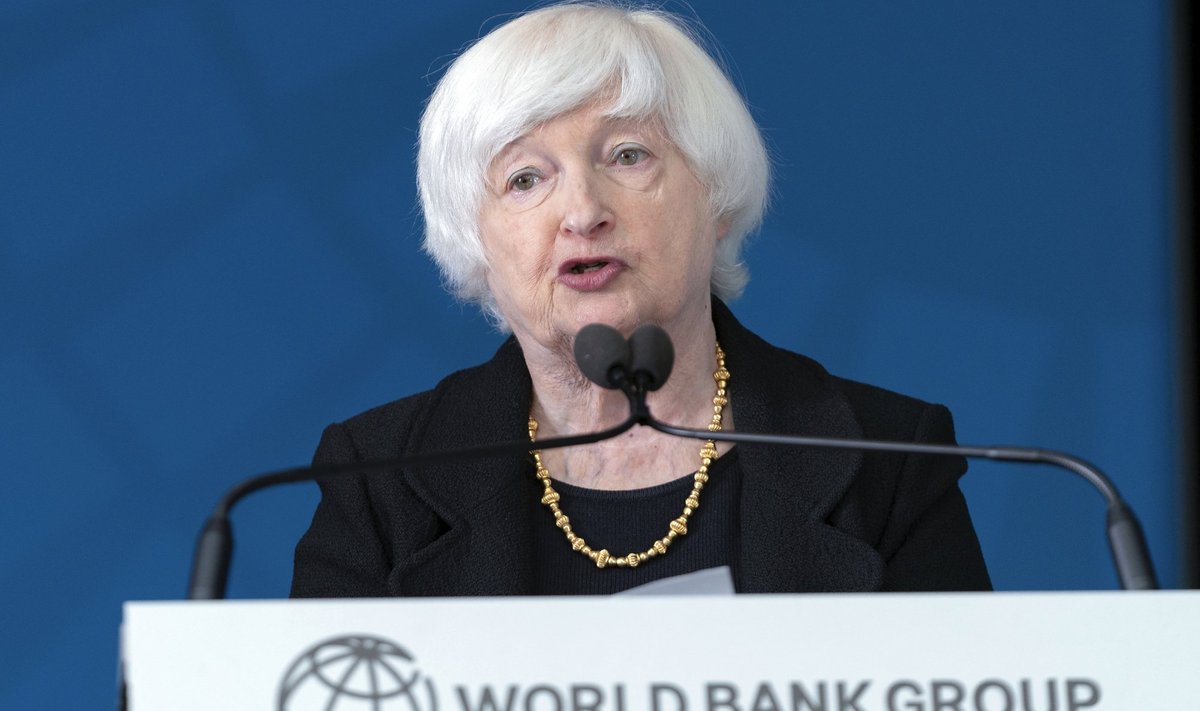 USA rahandusminister Janet Yellen lubas Venemaale uued sanktsioonid kehtestada.