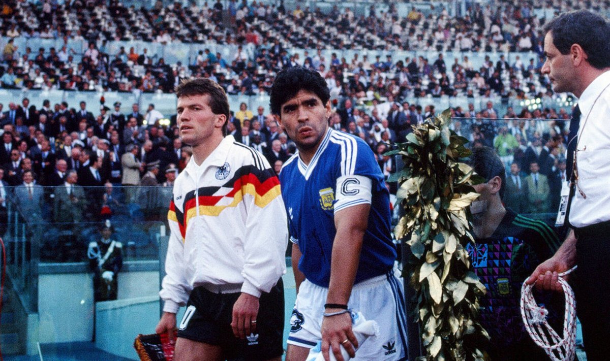 Maradona 1990. aasta MMi finaali eel