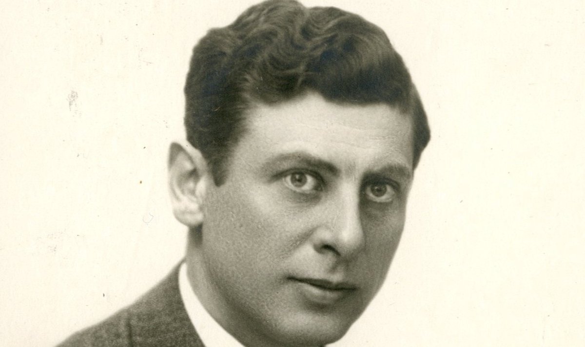 Mustpeade vennaskonna liige Klaus Scheel. Foto on tehtud 1914. aastal.
