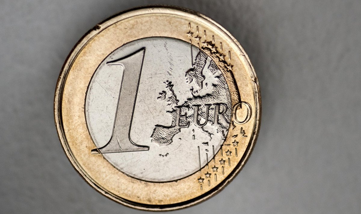 Ühe eurone metallmünt