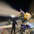 FOTOD | Külmataat pani lumekahurid huugama ehk lauluväljakul valmistutakse murdmaasuusatamise MK-etapiks