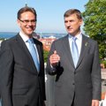 Peaminister Andrus Ansip on homme Soomes