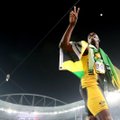Usain Bolt tähistas üheksandat olümpiakulda omapäraselt - viskas olümpiastaadionil oda