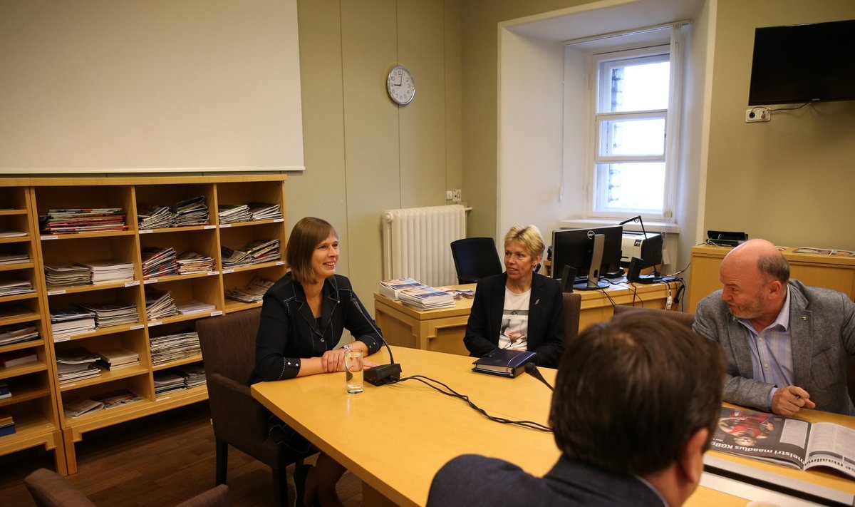 Kersti Kaljulaid Reformierakonna fraktsioonis
