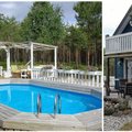 ФОТО │ Все прелести летнего проживания: загородный дом с бассейном и кухней во дворе