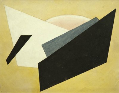 LIUBOV POPOVA (1889–1924): Composition. 1916–1917. Gouache on paper.