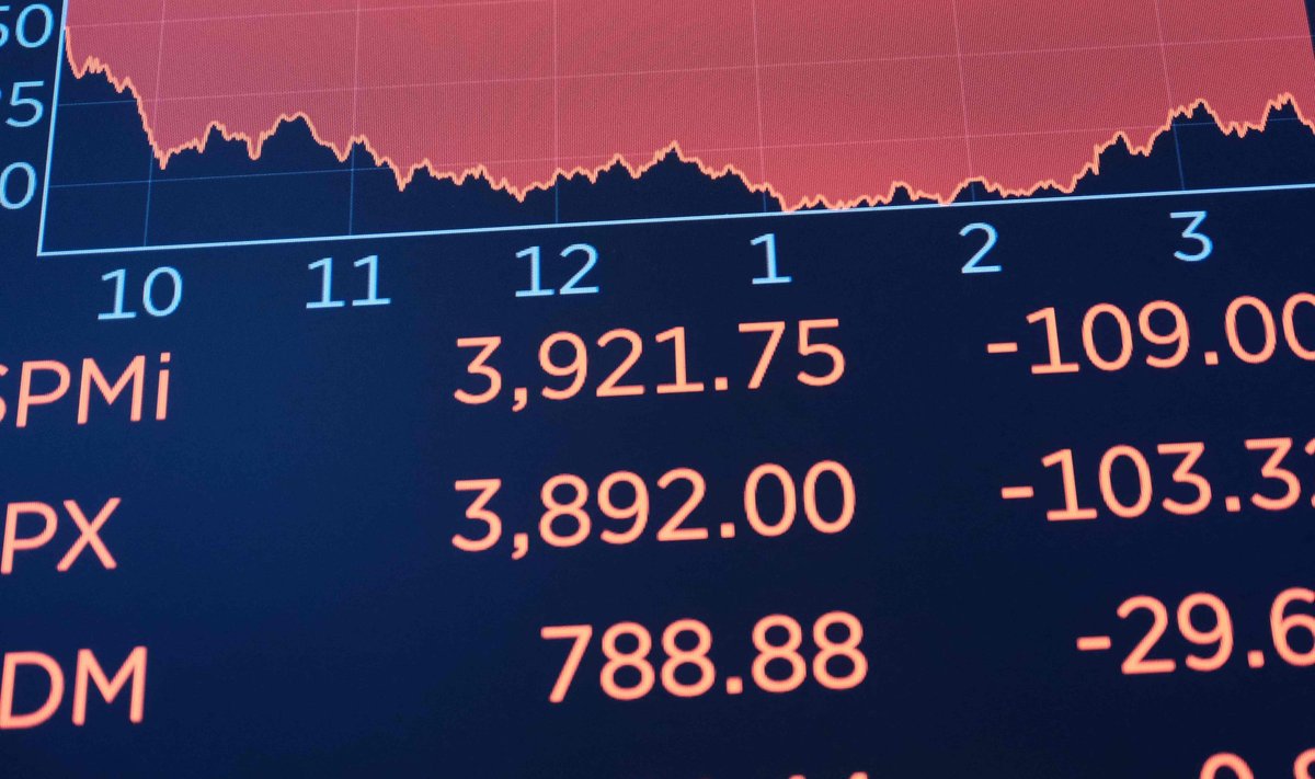Stocks Fall Sharply