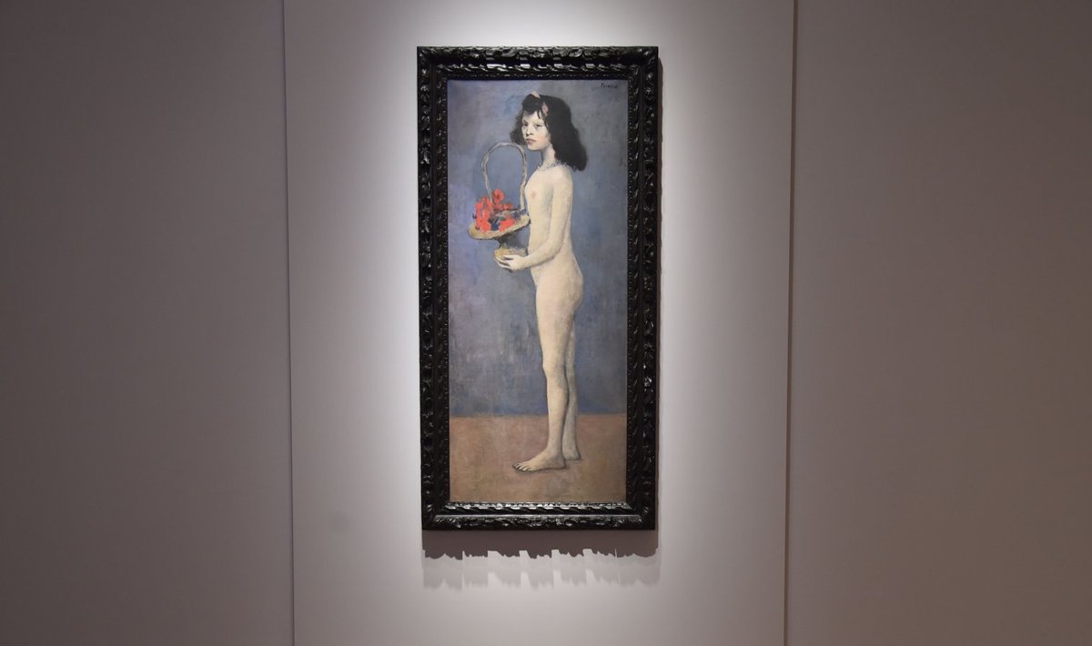 Pablo Picasso maal Fillette a la Corbeille Fleurie müüdi Christie'se oksjonil 115 miljoni dollari eest