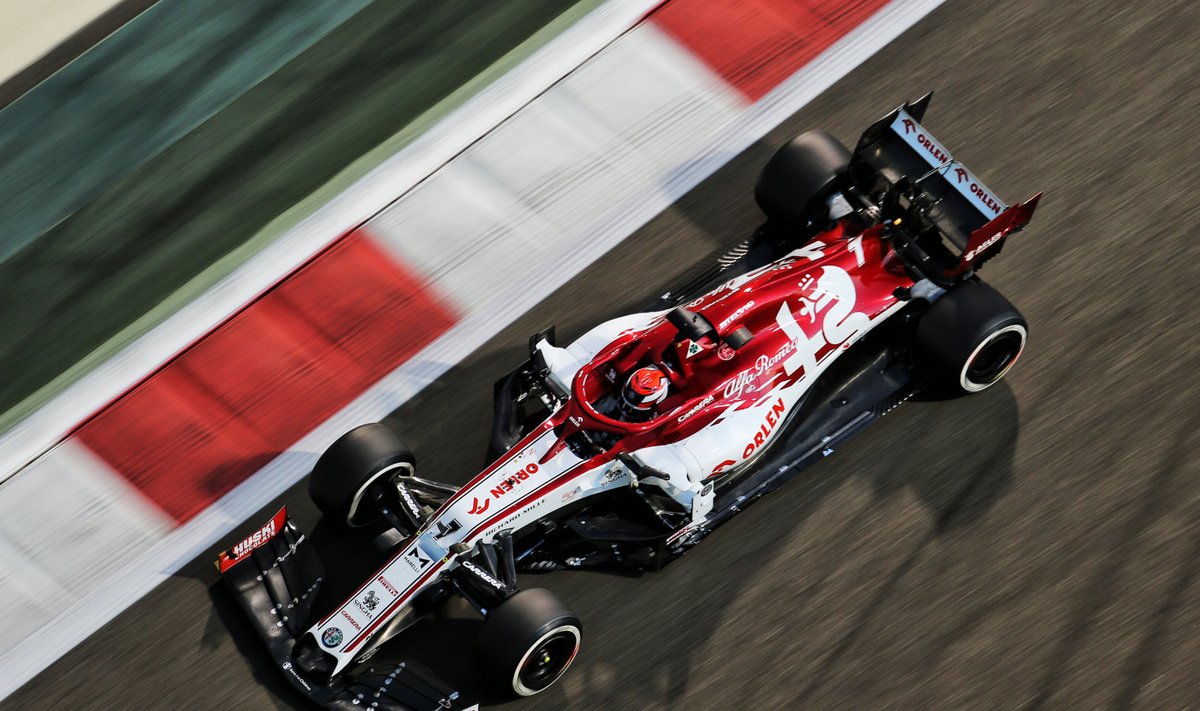 Kimi Räikkönen Abu Dhabi GP vabatreeningul.