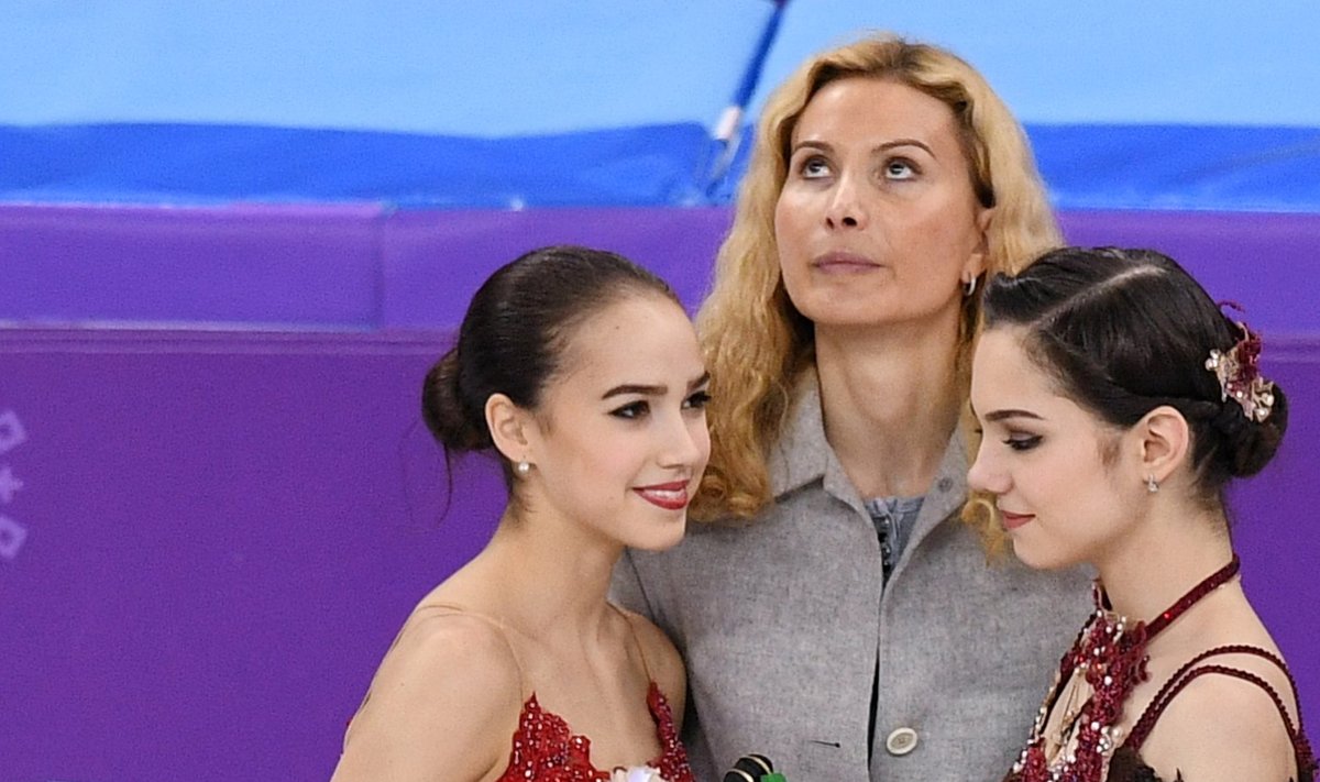 Alina Zagitova, Eteri Tutberidze ja Evgenia Medvedeva